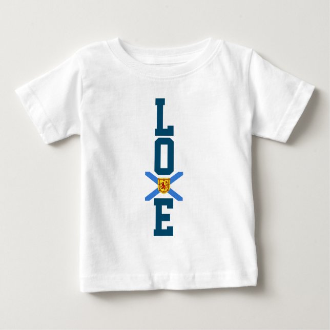 Camisa Nova Escócia ama blusa T (Frente)