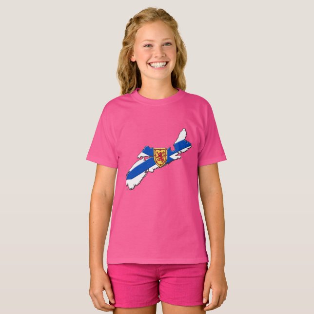 Camisa Nova Escócia Camisa Halifax Camisa Nova Map (Frente Completa)