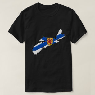 Camisa Nova Escócia Camisa Halifax Camisa Nova Map