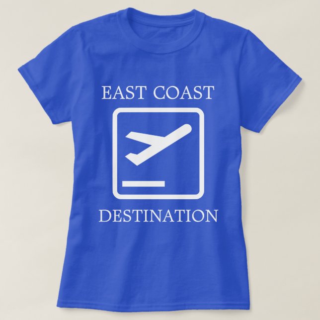 Camisa Nova Escócia de Destino da Costa Leste (Frente do Design)
