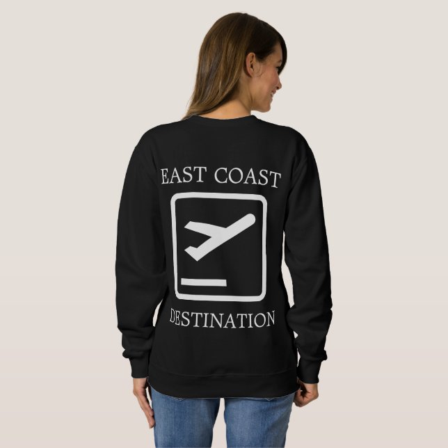  Camisa Nova Escócia de Destino da Costa Leste (Parte Traseira Completa)