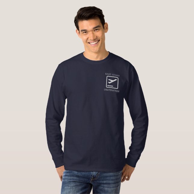  Camisa Nova Escócia de Destino da Costa Leste (Frente Completa)