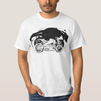 Camisa nova gráfica do relâmpago de BUELL