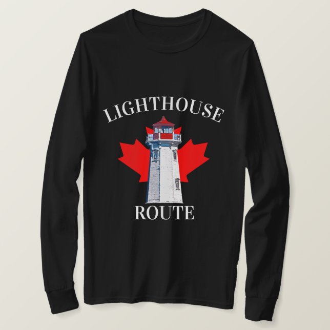 Camisa Nova Scotia da Peggy, via de farol (Frente do Design)