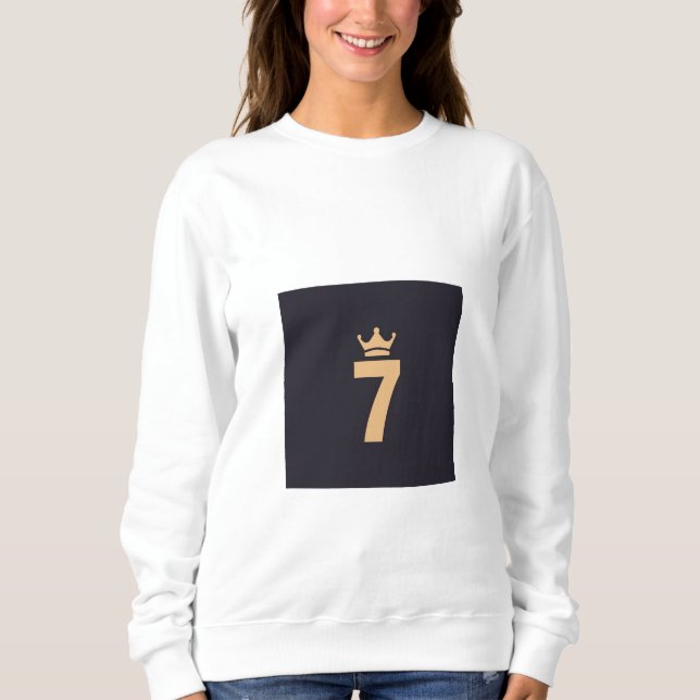 camisa número 7 com design a deus atrás (Frente)