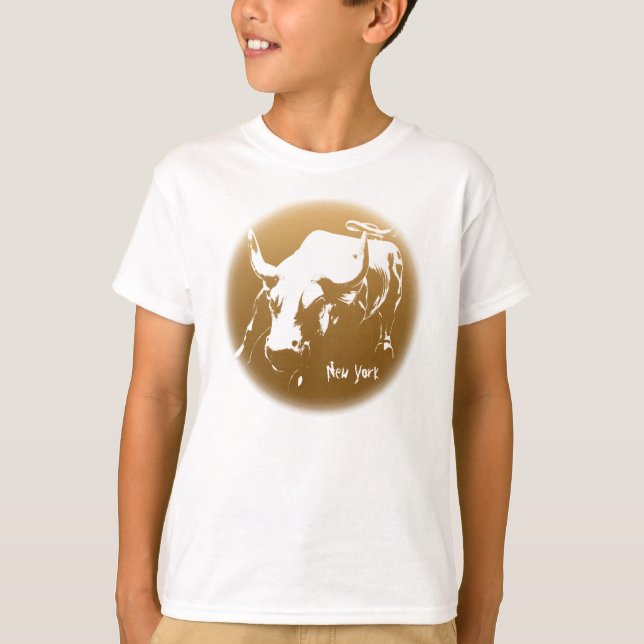 Camisa NYC Bull Souvenir de Nova York (Frente)