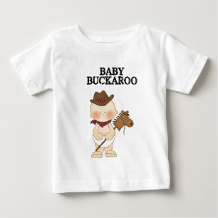 Camisa ocidental do Buckaroo do bebê do Cowpoke d