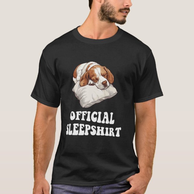 Camisa Oficial de Beagle para Dormir Piada de Aman (Frente)