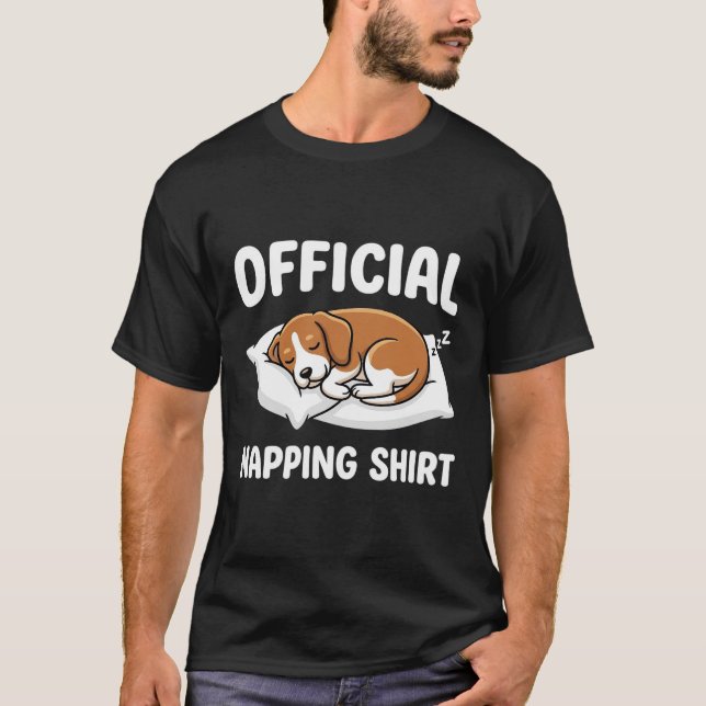 Camisa Oficial de Cochilo de Cachorro (Frente)