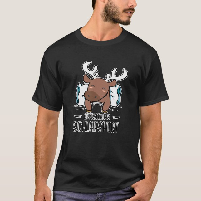 Camisa Oficial do Sono Moose Pijamas Pijamas (Frente)