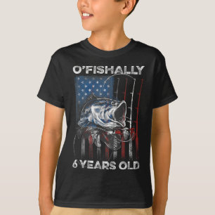 Camisa Oficialmente 6 Anos de Idade 6º Aniversário