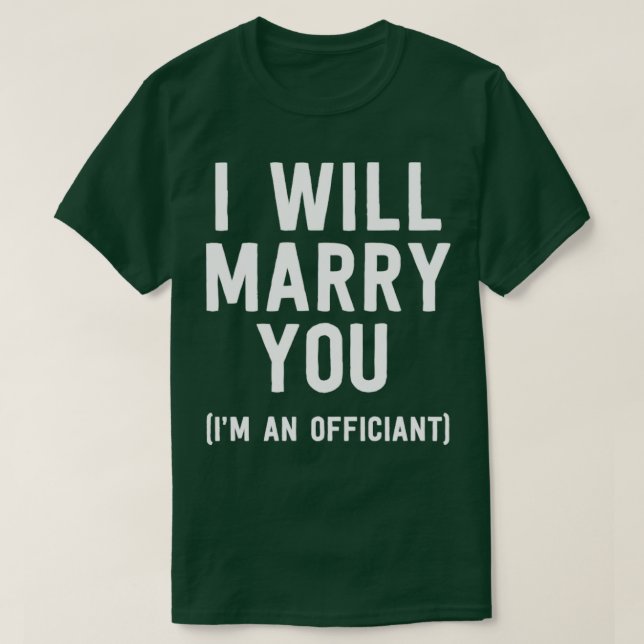 Camisa Oficiosa De Casamento Eu Casado Que Você Te (Frente do Design)