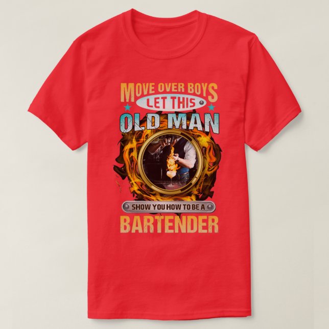 Camisa Oldman Bartender (Frente do Design)