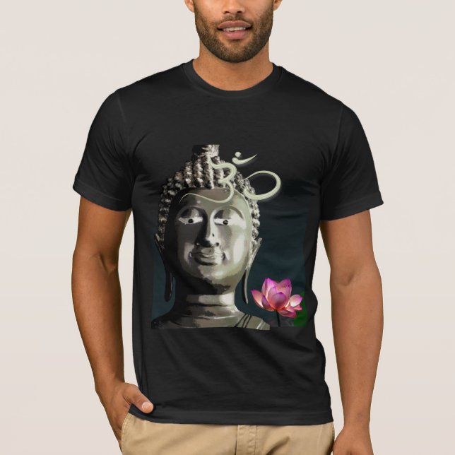 Camisa Om buddha e lótus (Frente)