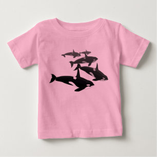 Camisa Orca De Bebê T-Shirt Personalizada Orca