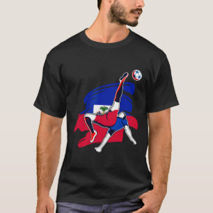 Camisa Orgulho dos Fãs de Futebol do Haiti Orgulho