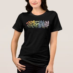 Camisa Orgulho LGBT Flor Silvestre: Desenho Floral