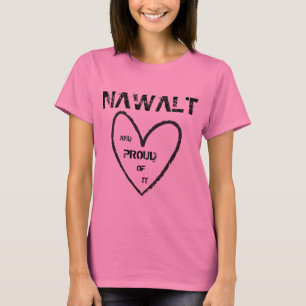 Camisa orgulhosa da mulher de NAWALT