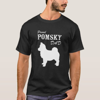 Camisa orgulhosa do pai de Pomsky