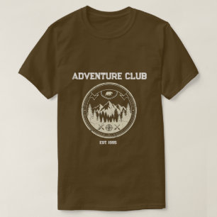 Camisa Outdoor Personalizada de Urso e Montanha Vi
