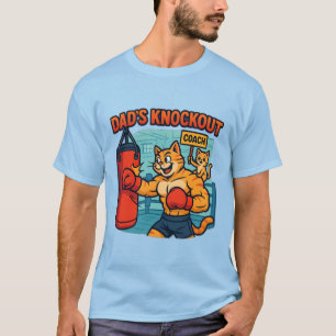 Camisa Pai Campeão - Camiseta engraçada de gato pa