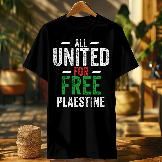 camisa palestina livre - tudo unida para palestina (Criador carregado)