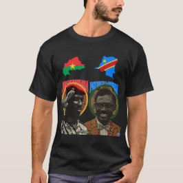 Camisa Pan-Africana Thomas Sankara & Patrice Lumum