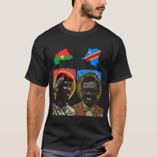 Camisa Pan-Africana Thomas Sankara & Patrice Lumum