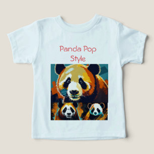 Camisa Panda Estilo Pop Design