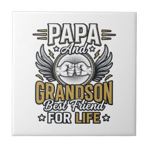Camisa Papa E Neto Melhor Amigo Para a Vida Desenh