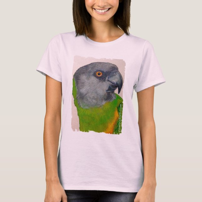 Camisa - papagaio de Senegal (Frente)