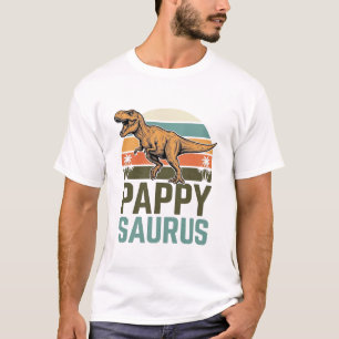 Camisa Pappysaurus Dinossauro Engraçado Vintage Pô