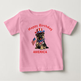 Camisa para crianças com Pastor Alemão (2m) Patrio