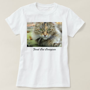 Camisa para Cuidador de Gato Atigrado Feral