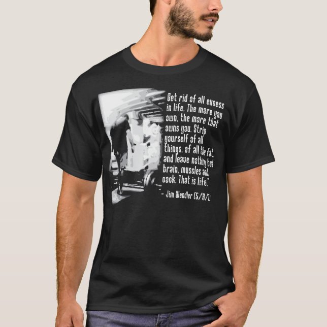Camisa para Elevadores - Simplicidade - Citação de (Frente)