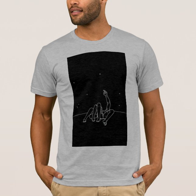 Camisa Para Homens: Estrelas de aparência (Frente)