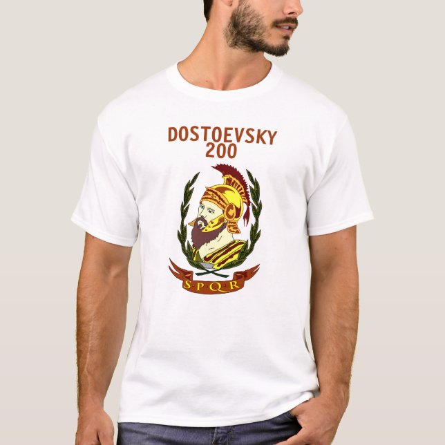 Camisa para o 200º aniversário de Dostoevsky (Frente)