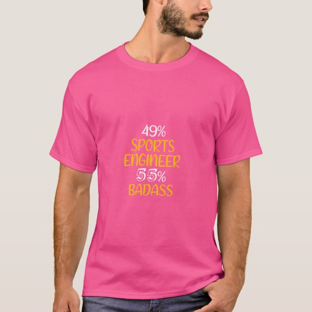 Camisa Para Presente De Engenheiro Esportivo Para  (Frente)