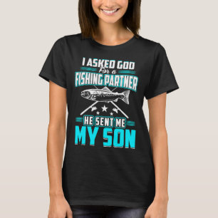 Camisa Parceiro de Pesca do Meu Filho Pescador