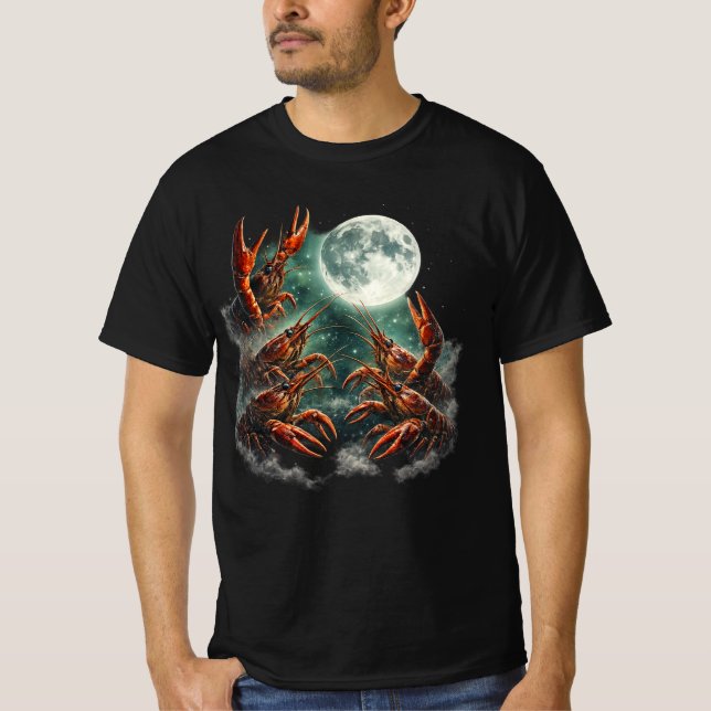 Camisa Paródia Divertida da Lua do Lagostim – Retr (Frente)