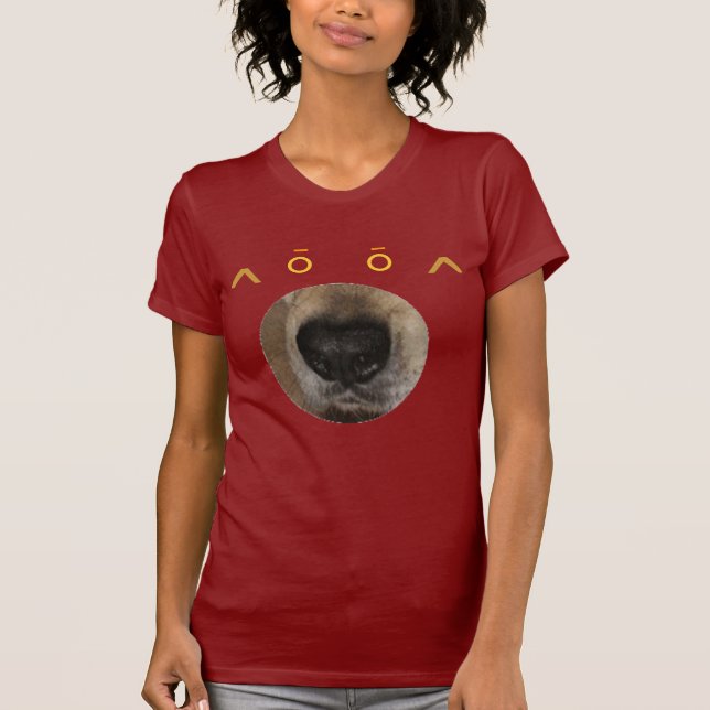 Camisa parva da cara do cão (Frente)