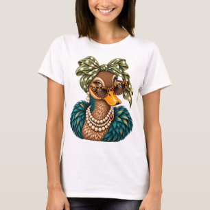 Camisa Pato Divertido, Camiseta Gráfica de Pato Gl