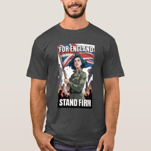 Camisa Patriótica Amelia Inglaterra Reino Unido Ba