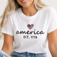 Camisa Patriótica America Est 1776