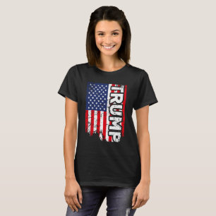Camisa patriótica americana dos EUA da bandeira d