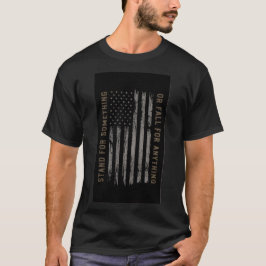 Camisa Patriótica com Gráfico da Bandeira American