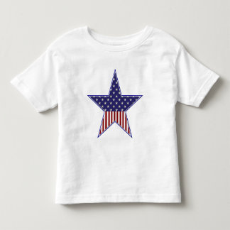 Camisa patriótica da criança da bandeira da