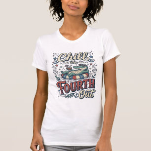 Camisa Patriótica de Jacaré Esfrie o Quarto Des
