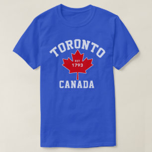 Camisa patriótica de Toronto Canadá Est.1793 T