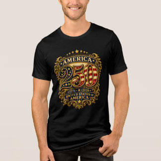 Camisa Patriótica do 250º Aniversário dos EUA 1776